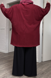 SINNE design de modieuze kleuring oversized katoen A-lijn top/tuniek stretch/in meerdere kleuren