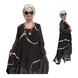 Moonshine de modieuze kleuring oversized  gebreide tuniek/top