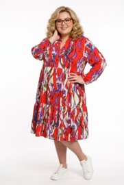 Vincenzo Allocca oversized viscose A-lijn BOHO jurk