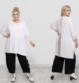 AKH oversized viscose tricot A-lijn tuniek  apart stretch