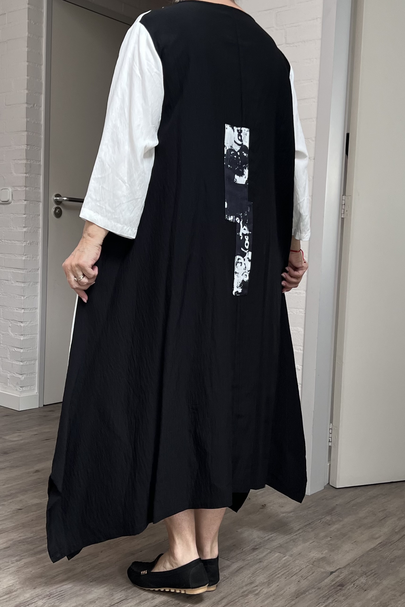 Zedd Plus viscose  A-lijn jurk