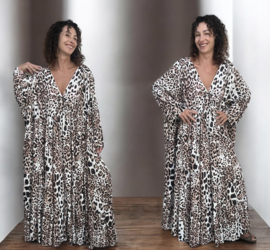 Vincenzo Allocca oversized viscose A-lijn jurk/tuniek apart