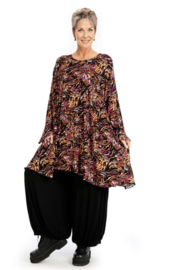 AKH oversized viscose tricot A-lijn tuniek  apart stretch
