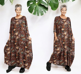 AKH oversized viscose jurk apart stretch