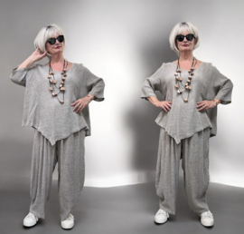 Moonshine oversized linnen top/tuniek apart