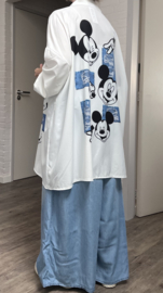 ITALIA oversized viscose blouse/hemd