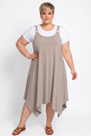 ITALIA MODA  viscose A-lijn jurk +  T-shirt stretch/in meerdere kleuren