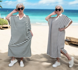 Sissi  oversized gebreide jurk apart/ stretch/in meerdere kleuren