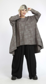 AKH oversized jersey viscose A-lijn tuniek apart stretch /in meerdere kleuren