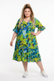 One Summer  viscose A-lijn jurk