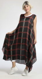 AKH oversized chique chiffon A-lijn  jurk/overjurk /tuniek apart