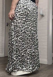 Sisi gekreukt chiffon viscose oversized rok /gevoerd /in meerdere kleuren