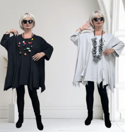 Moonshine katoen A-lijn tuniek stretch / in meerdere kleuren