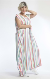 AKH oversized zijde look viscose jurk apart