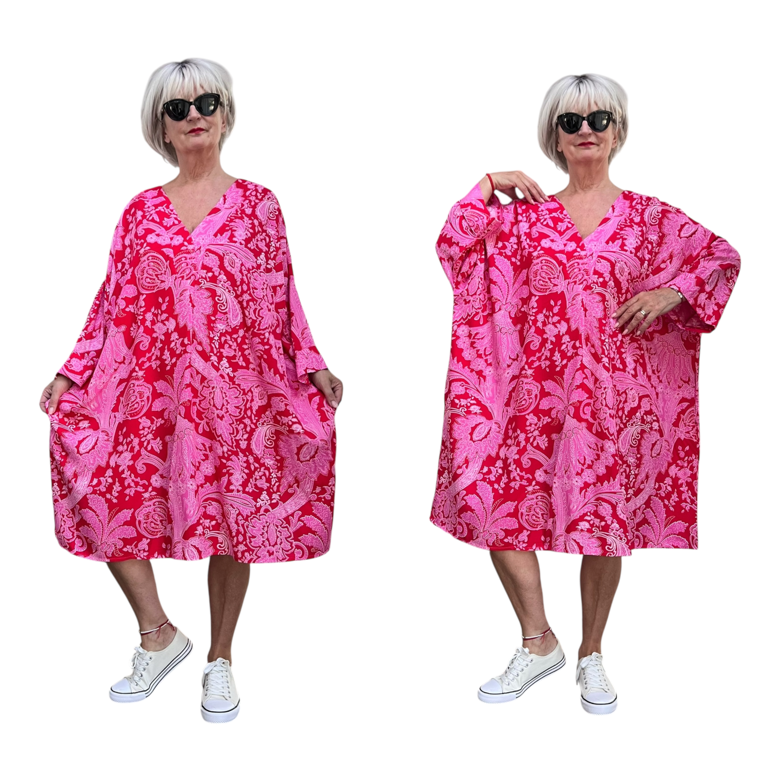 Vincenzo Allocca oversized viscose jurk/tuniek