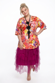 AKH oversized viscose tricot A-lijn tuniek stretch