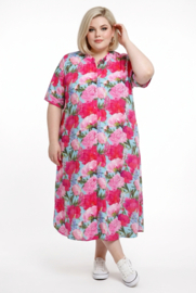 Vincenzo Allocca oversized viscose  BOHO A-lijn jurk apart