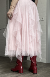 ITALIA MODA oversized tule rok gevoerd