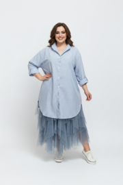 ITALIA oversized viscose blouse/hemd