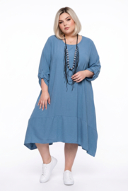 ITALIA Moda oversized viscose A-lijn jurk /in meerdere kleuren