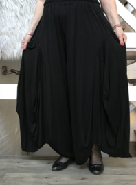 Moonshine jersey katoen ballonbroek apart zwart