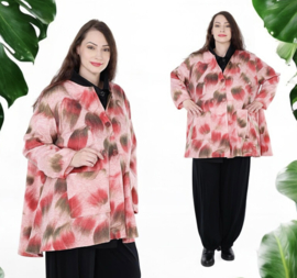 AKH oversized acryl  A-lijn blazer/jas stretch
