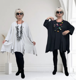 Moonshine katoen A-lijn tuniek stretch / in meerdere kleuren