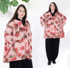 AKH oversized acryl  A-lijn blazer/jas stretch