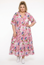 Vincenzo Allocca oversized viscose  BOHO A-lijn jurk apart