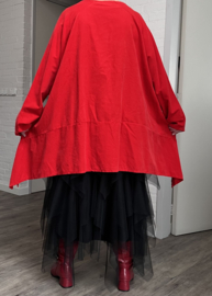 ITALIA MODA fijn corduroy katoen A-lijn tuniek met ketting /in meerdere kleuren