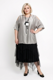 ITALIA oversized viscose blouse/top /in meerdere kleuren