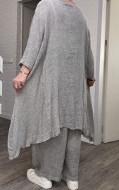 Moonshine linnen A-lijn jurk/tuniek apart stretch