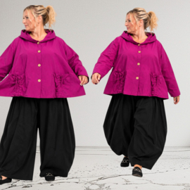 Moonshine katoen A-lijn blazer met capuchon  apart