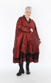 AKH oversized taft tussenjas met tule stof apart /gevoerd 