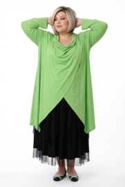 Naveed  oversized viscose jersey vest/stretch