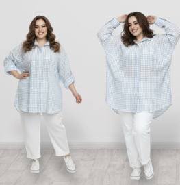 ITALIA oversized viscose blouse/hemd