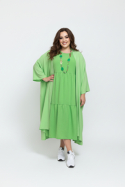 AKH oversized chique A-lijn blazer/vest met zakken apart