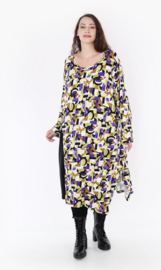 AKH oversized jersey viscose A-lijn jurk/tuniek apart stretch