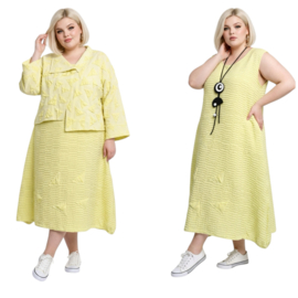 Zedd Plus A-lijn jurk + blazer  stretch