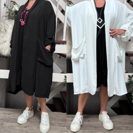 ITALIA oversized viscose vest/in meerdere kleuren