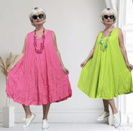 ITALIA MODA oversized viscose A-lijn jurk /in meerdere kleuren