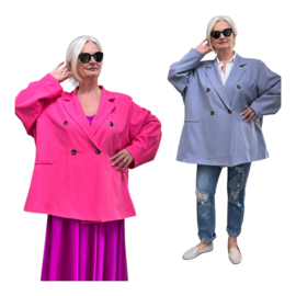 Italia MODA oversized blazer/jas apart /gevoerd/in meerdere kleuren