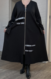 SASHA Grande versized A-lijn blazer/vest/jurk stretch/premium kwaliteit
