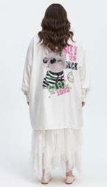 ITALIA oversized viscose blouse/hemd