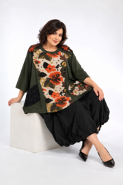 ITALIA viscose mix A-lijn tuniek stretch