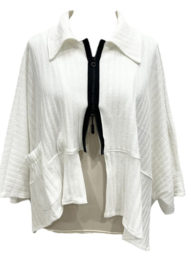 Vincenzo Allocca oversized katoen vest/blazer/apart stretch 