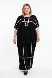 ITALIA MODA oversized viscose mix tuniek + broek stretch