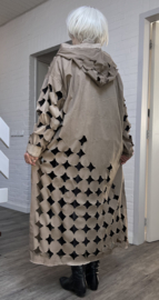 H-4 de modieuze kleuring katoen jas/blazer/vest//apart