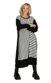 AKH oversized gebreide tuniek/jurk  apart stretch