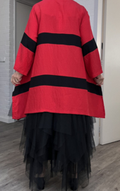 Zedd Plus oversized viscose tuniek/top met zakken apart